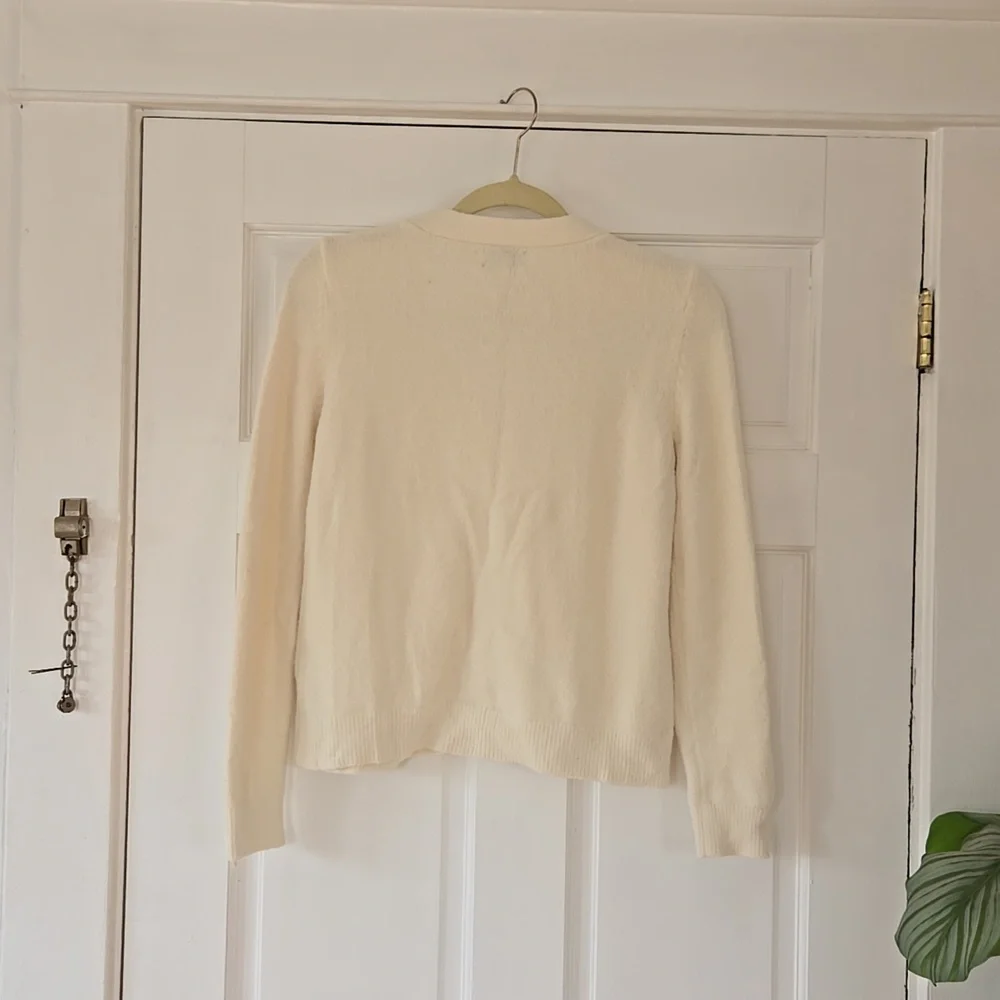 Francine V-Neck Button Front Cozy Cardigan - Picture 6 of 7